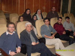 <br />Weekly group meeting ; Spring 2011; Solyeman, Dr. Pourjavadi, Hosseini, Akhlaghi, Seidi, Fakoorpour, Drodian, Emami, Dolabi, Masoud