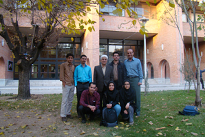 <br />Frist Row: Seyed Hassan Hosseini - Farzad seidi - Prof. Ali Pourjavadi - Rohollah Soleyman - Mahmood Fakoorpour <br /> Second Row:  Mehdi Akhlaghi - Malihe Doulabi - Masoud